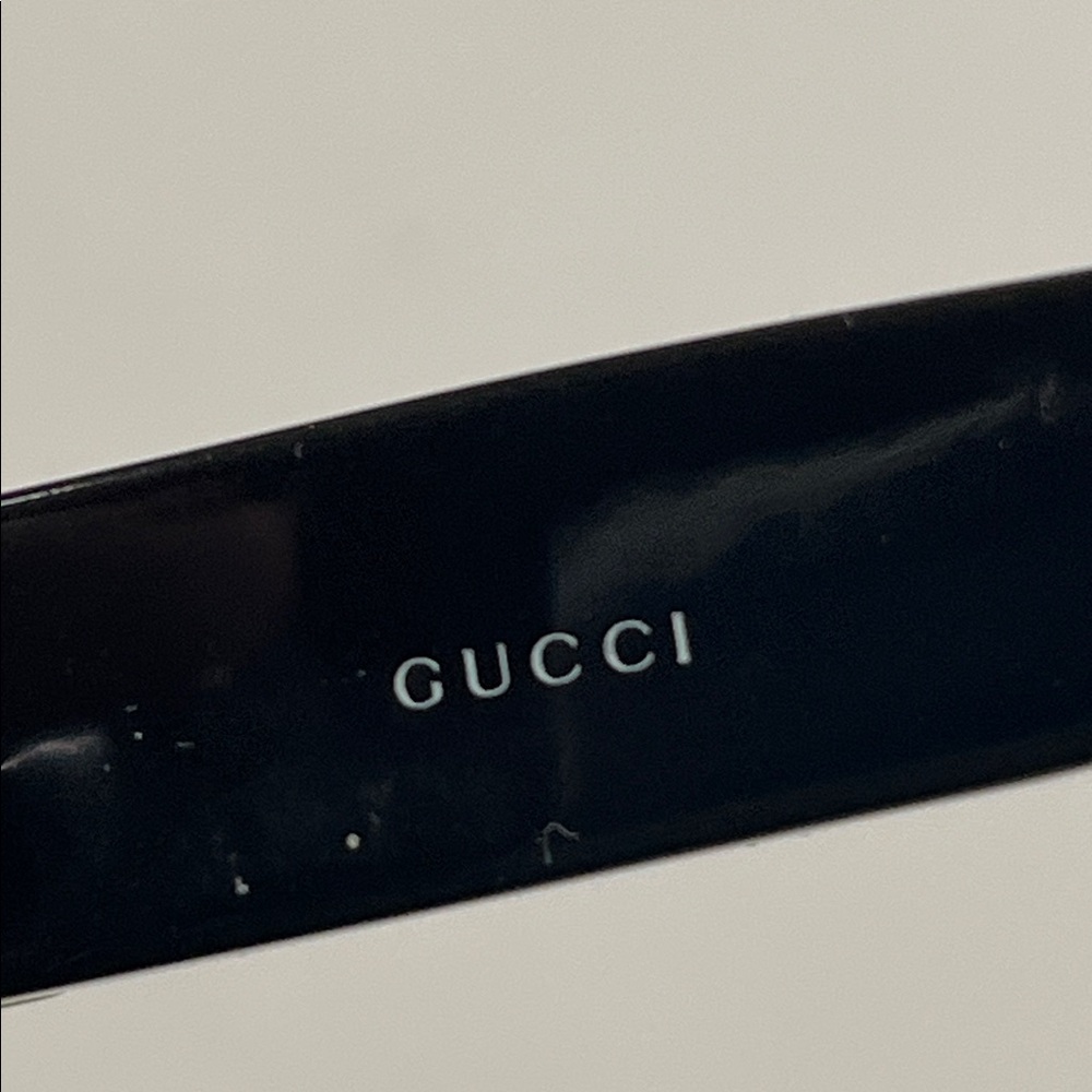 Gucci Black Rectangular Sunglasses - image 5